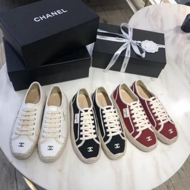 Chaussures de toile CHANEL femme