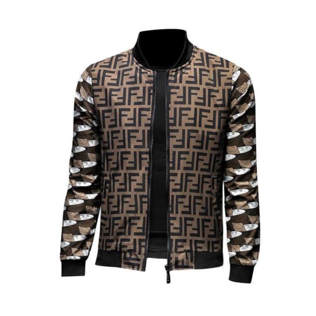 Veste slim baseball homme FENDI